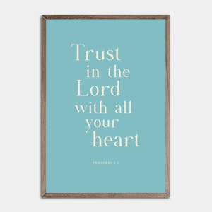 Inspiring Bible Verses for Kids, Sunday School, Church Decor, Christian Education Printables, Catechism Classroom Art, Scripture Poster