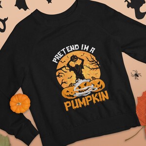Udawaj, że jestem dynią, koszulka Halloween svg, dynia, wesołego Halloween, Eps Svg Jpg Svg natychmiastowe pobieranie
