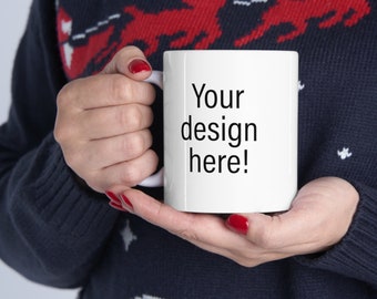 Custom Mug, Personalized Mug, Custom Coffee Cup | Personal Customizable Design Coffee Mug Cup, Corporate Gift, Design your own mug