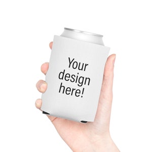 Custom Coozie, Cozies, Personalized Coozies, Custom Can Cooler Sleeve | Personal Customizable Design Coozie Sleeve 12oz Slim and Regular Can