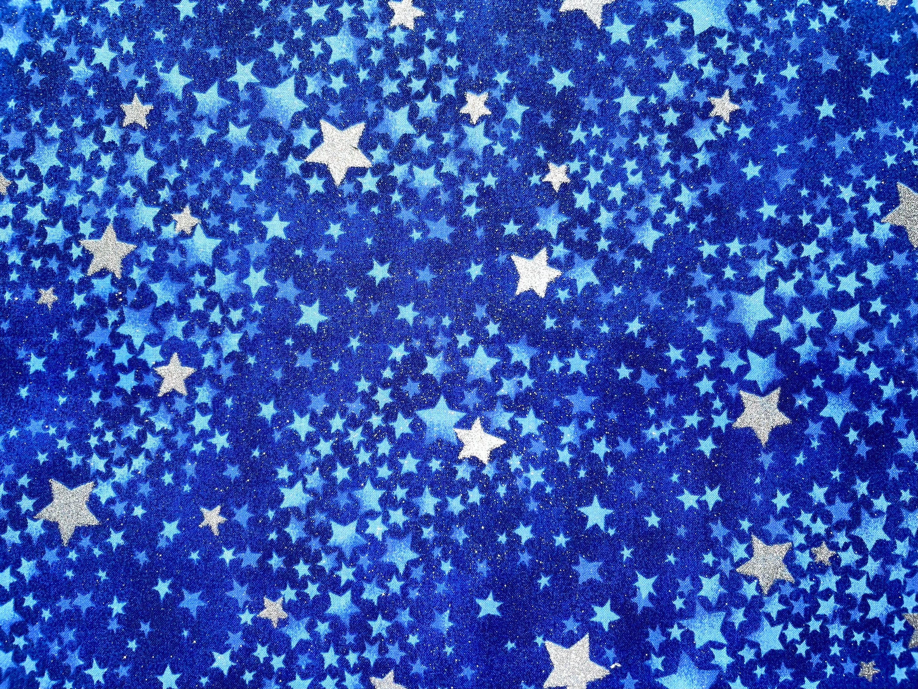 Black Star Glitter/star Sequins/soft Glitter Fabric/21x30 Cm 