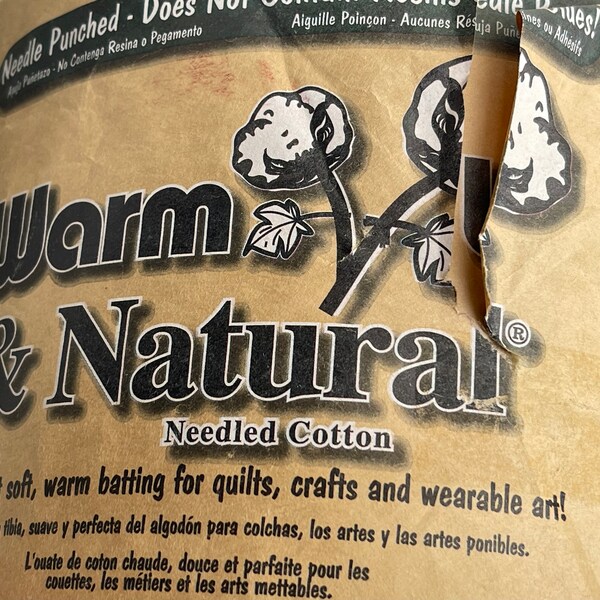 Warm and Natural Quilt Batting Etsy