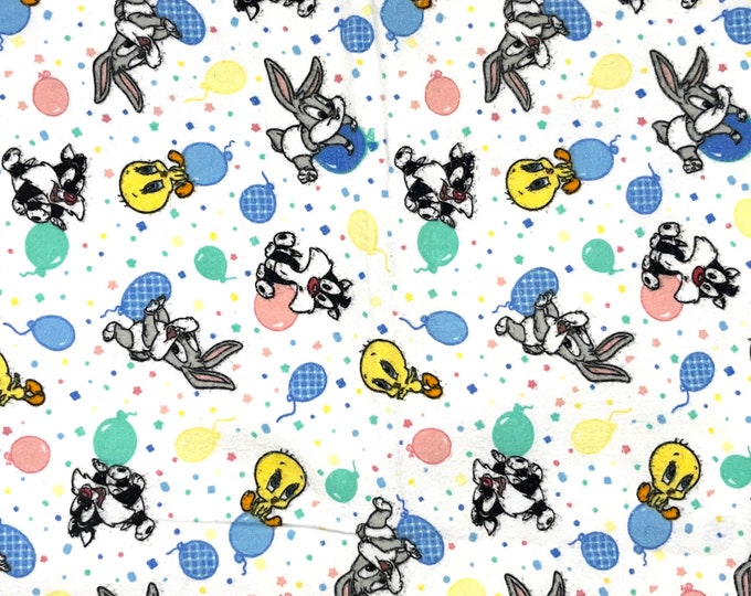 Vintage Retro Baby Looney Tunes Receiving Blanket bugs Bunny Etsy