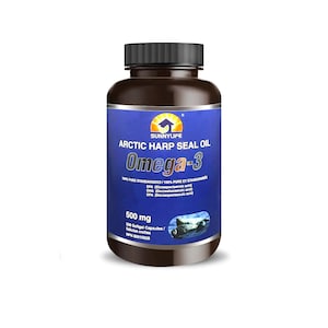 Sunnylife Arctic Harp Seal Oil Omega-3 + EPA/DHA/DPA , 100% Pure, Support brain, eyes and nerve development, Reduce blood Fat - 300 softgels