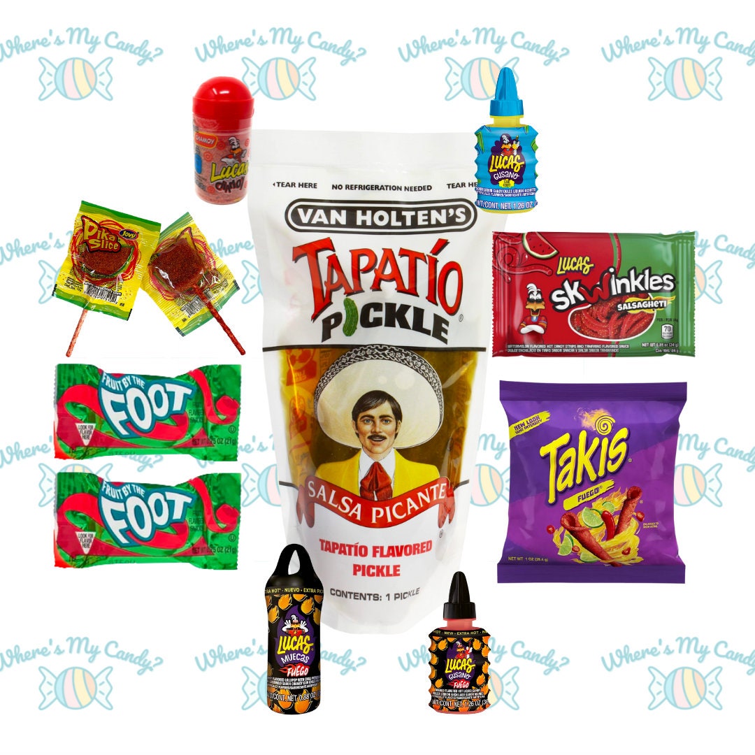 WMC PICKLE Kit Takis Tiktok Famous Chamoy Pickle Challenge Etsy