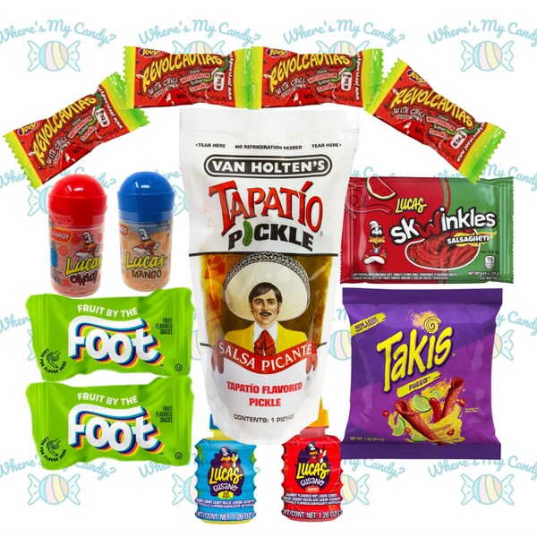 CHAMOY PICKLE KIT w/ Tapatio Pickle & Hot Takis