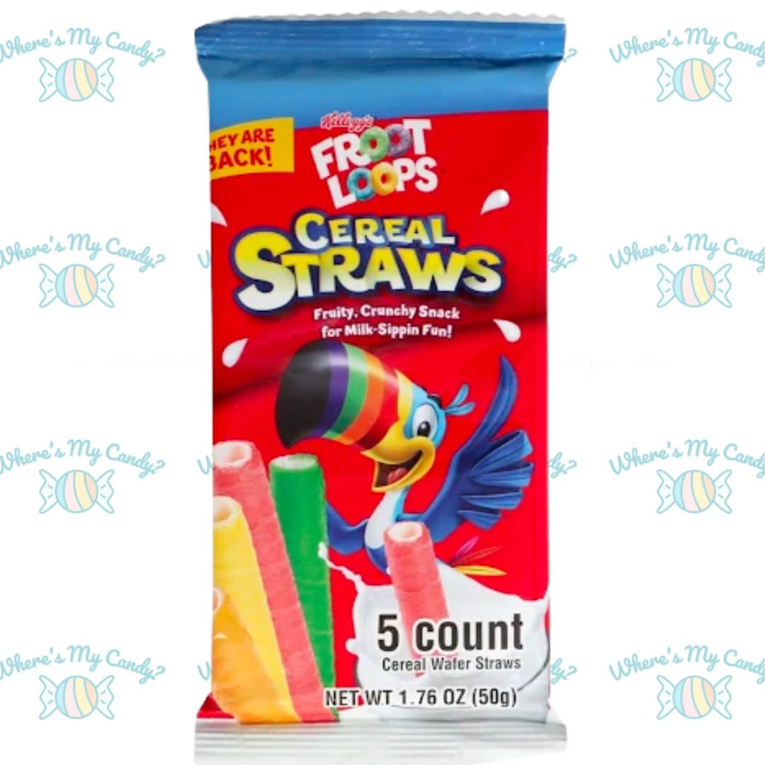 Kelloggs Fruit Loops Cereal Straws EXOTIC Rare SNACKS USA Etsy UK