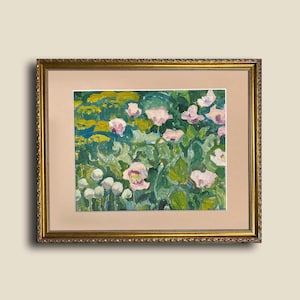 Poppies in Summer Field – Original Landscape Oil Painting | Wildflower Art | Floral Wall Decor | Impressionist Nature Scene