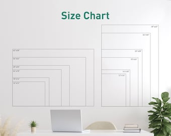 Acrylic Calendar Upgrade | Larger Sizes Available | Simply Choose The Size You Want to Upgrade!