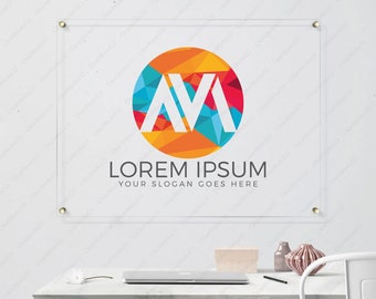 Acrylic Business Sign | Clear Company Logo | Custom Business Logo | Pesonalized Signage | Office Decor | Lobby Sign | Free Express Shipping!