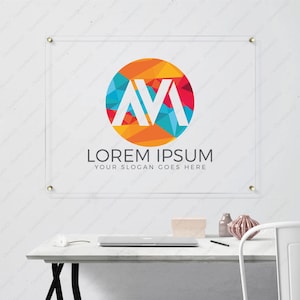Acryl bedrijfsbord | Wissen Bedrijfslogo | Aangepast bedrijfslogo | Gepersonaliseerde bewegwijzering | Kantoordecoratie | Lobbybord | Gratis expresverzending!