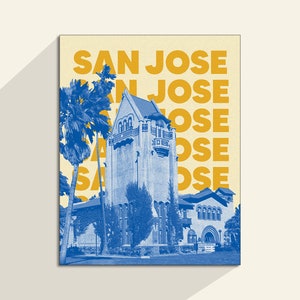 Descarga del cartel del estado de San José / Impresión de la pared universitaria