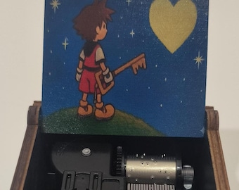 Kingdom Music Box, op videogame geïnspireerd handgemaakt cadeau, fantasy-RPG-game