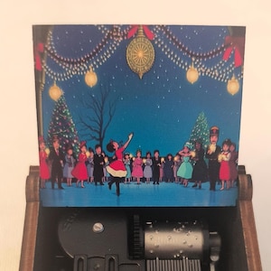 The Nutcracker music box, Wooden Handmade Home decorations Christmas Gift friendship , valentine, Mother's day , 90s , oldies classic