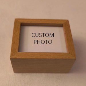 Personalized photo frame music box, Nausicaa custom music box, Wooden Handmade Home decorations Christmas Gift  friendship love , custom box