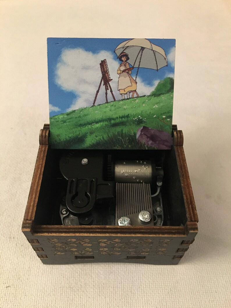 The Wind Rises Music Box, Hot Wooden Handmade Home Decorations