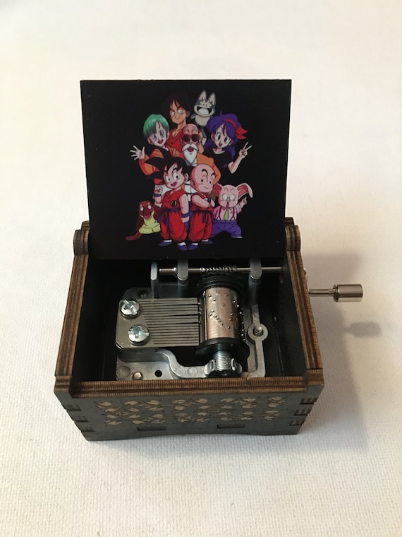 Japanese anime inspired music box, Wooden Handmade Home decorations Christmas Gift romantic friendship magic otaku, dragon