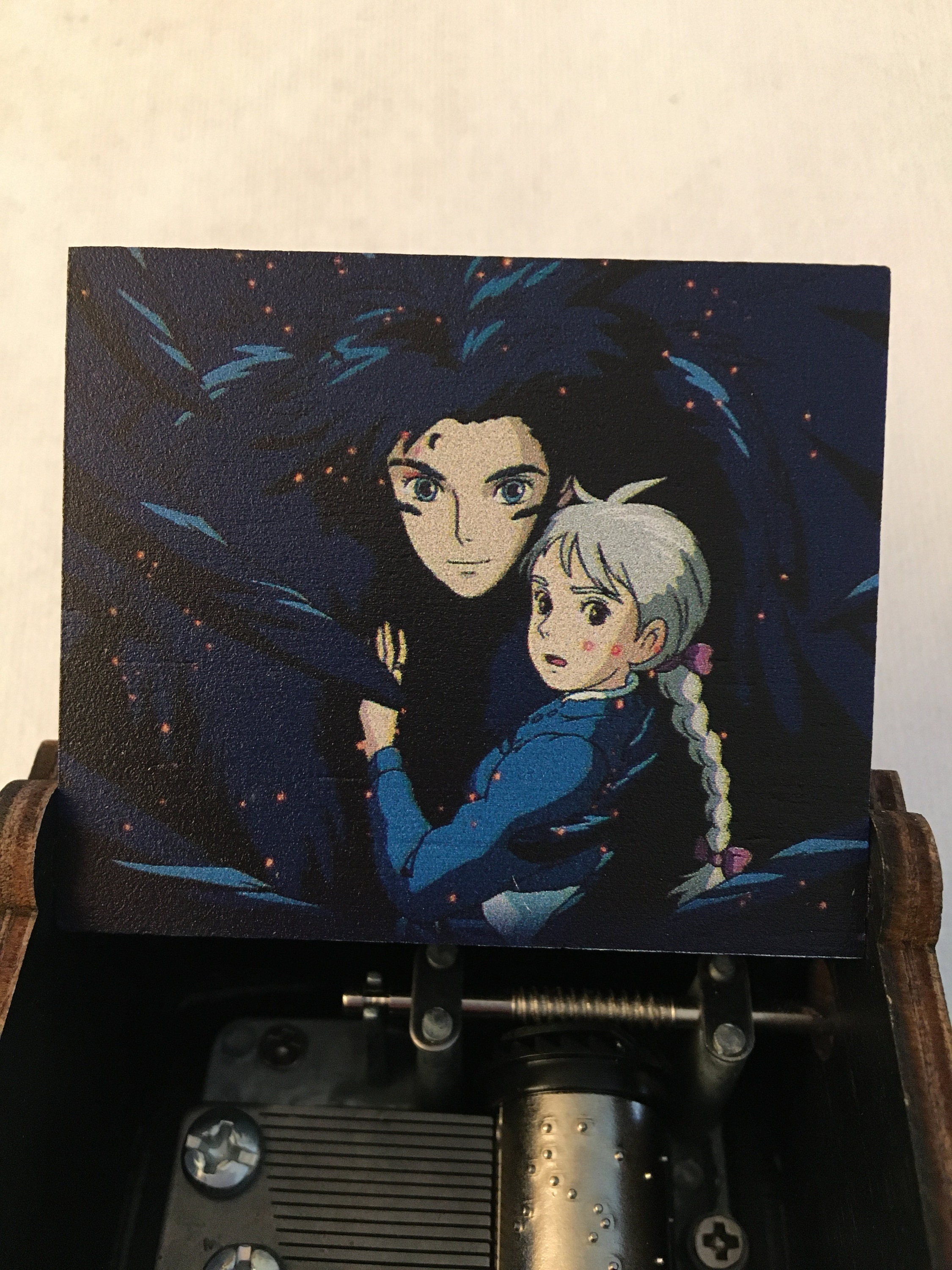 Japanese Anime Inspired Music Box, Wooden Home Decorations