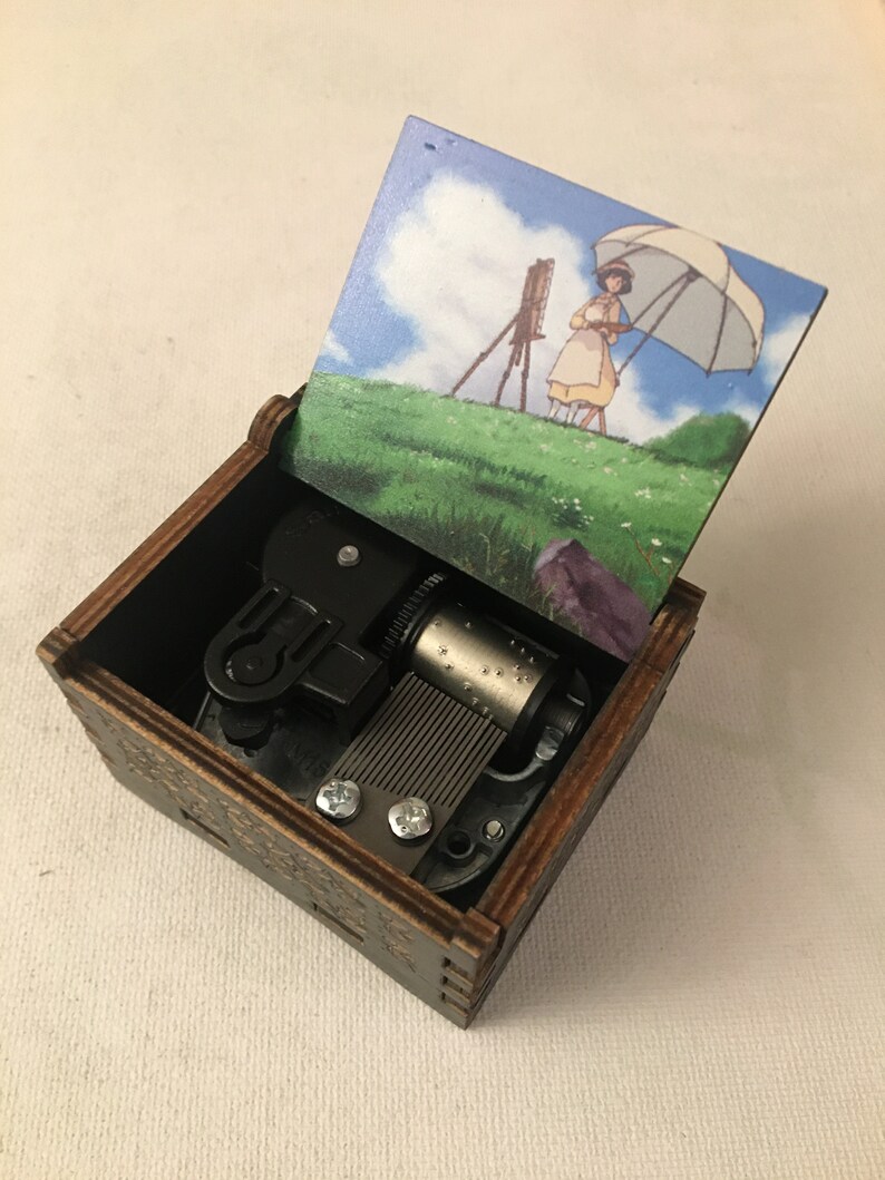 The Wind Rises Music Box, Hot Wooden Handmade Home Decorations