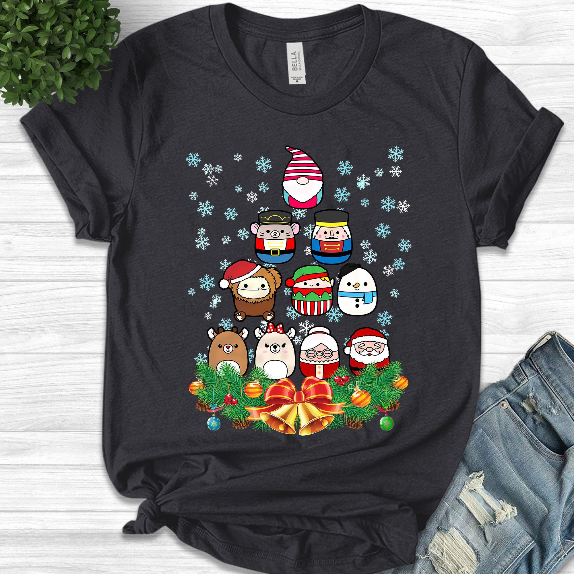 Funny Squishmallow Christmas Tree Shirt
