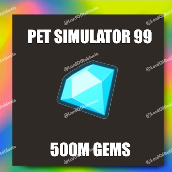 Ps99 | Pet Sim 99 | Pet Simulator 99 | Roblox - 500M Gems