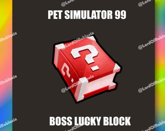 Ps99 | Pet Simulator 99 – Boss Lucky Block