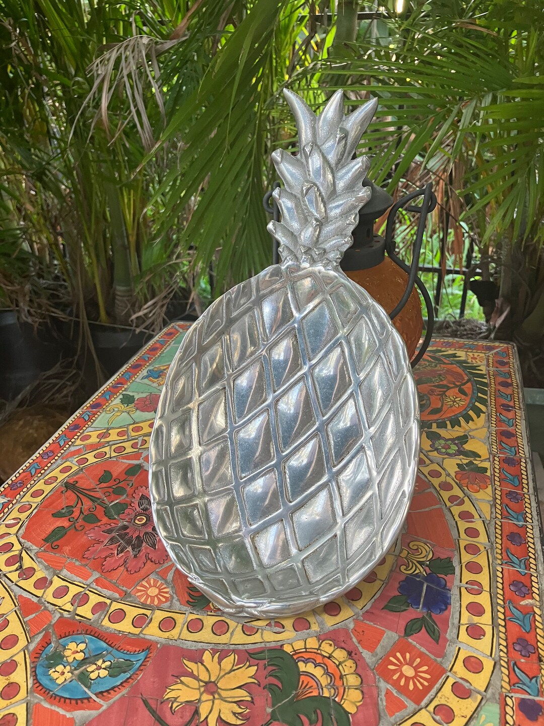 Armetale Wilton Pineapple Serving Tray/decorative Plate Etsy