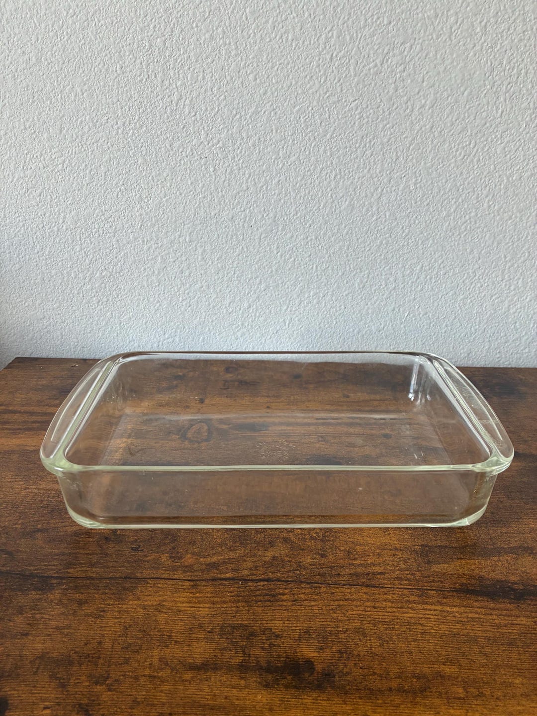 Vintage Pyrex Rectangular Clear Glass 1.5 Quart Baking Dish, Pyrex 231 ...