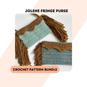 Jolene Fringe Purse Crochet Pattern: Adult & Child Sizes (Digital Download)