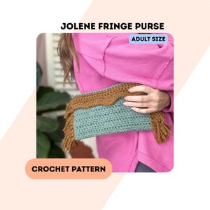 Jolene Fringe Portemonnaie Häkelanleitung: Cowgirl-Clutch für Frauen (Digitales Muster)