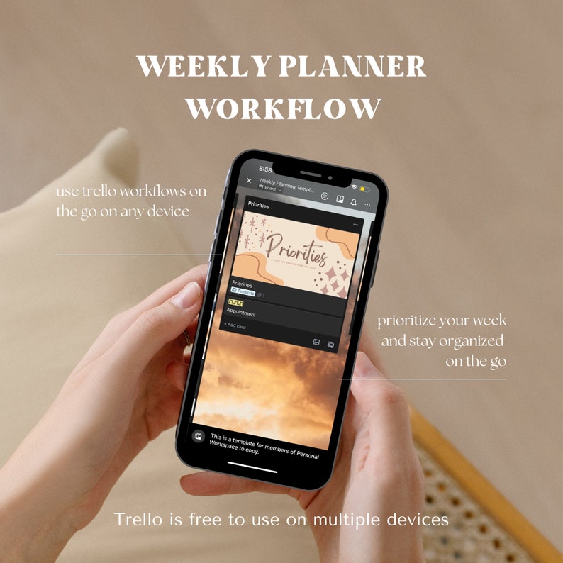 Weekly Planner Trello Board Template for Weekly Planning to Do Etsy Weekly Planner Trello Board Template for Weekly Planning to Do Etsy