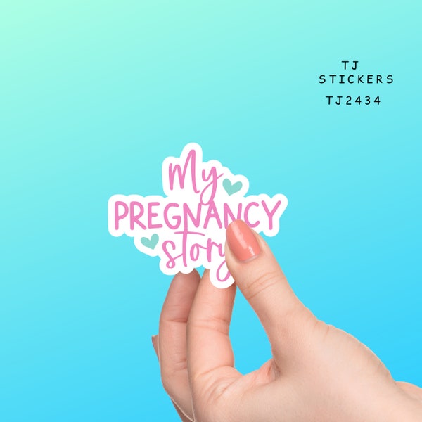 Pregnancy Stickers Water Bottle Etsy