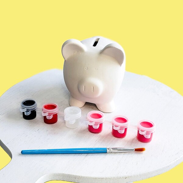Piggy Bank Paint Kit Etsy