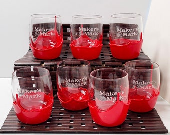 Tasting Makers Mark Dipped Whiskey Glass | Gifts for Him