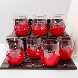 Tasting Makers Mark Dipped Whiskey Glass | Gifts for Him