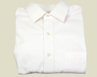 Brooks Brothers Men's White Dress Shirt 100% Supima Cotton Button Down  (various Sizes) - Etsy