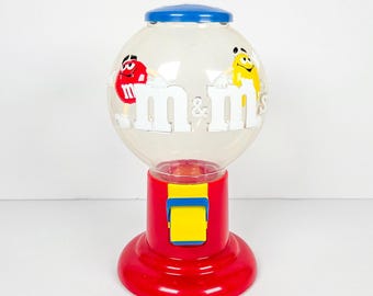 M&M Gumball Machine Candy Dispenser on Stand | Gift for Children