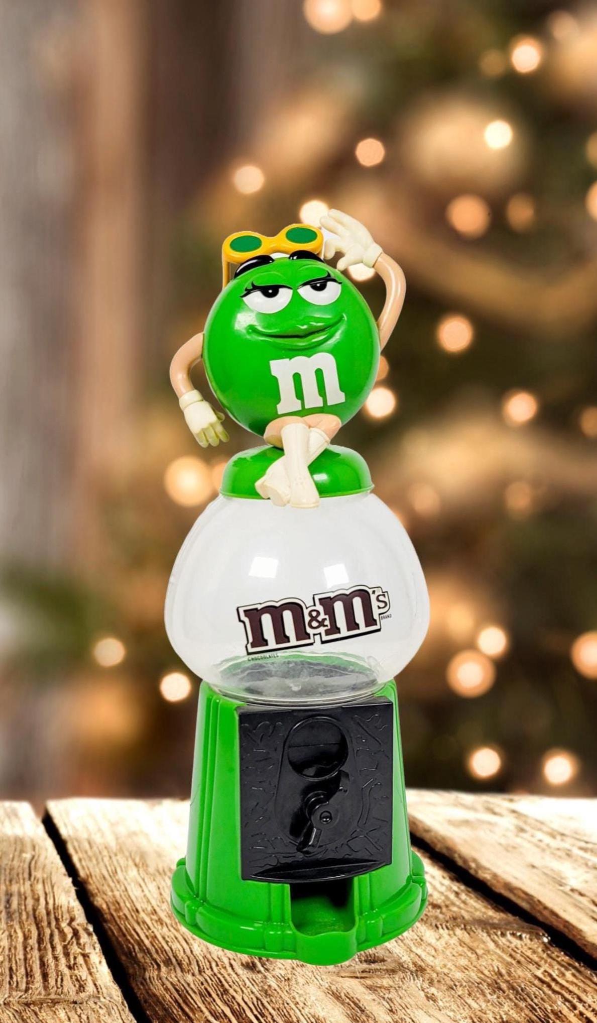 Green M&M Candy Dispenser 