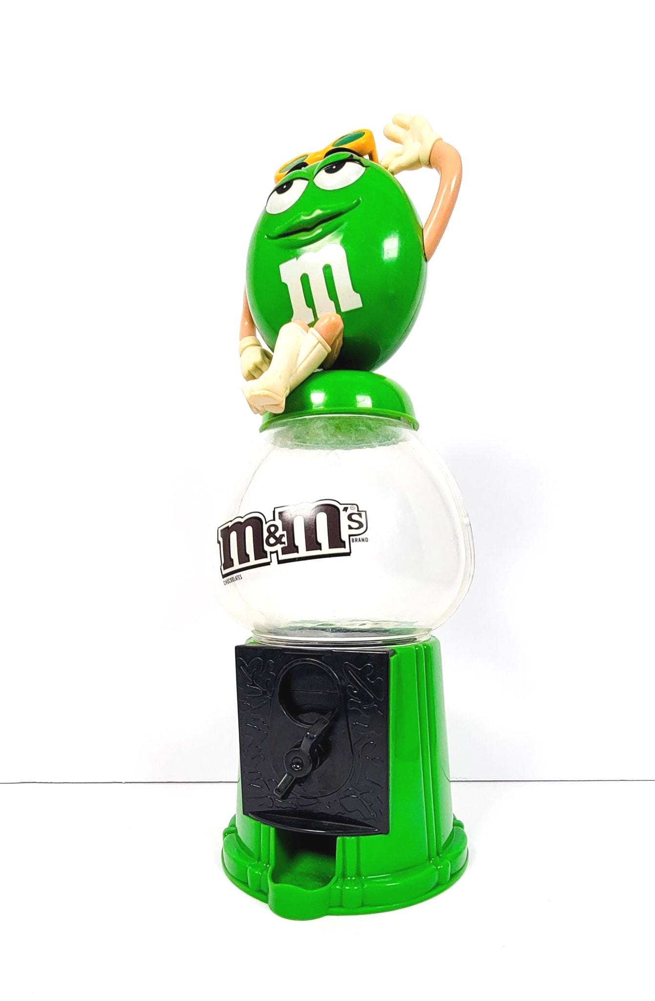 Green M&M Candy Dispenser 