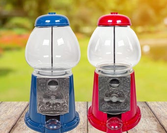 Metal Gumball Machine Candy Dispenser Various Colors | Gift for Children
