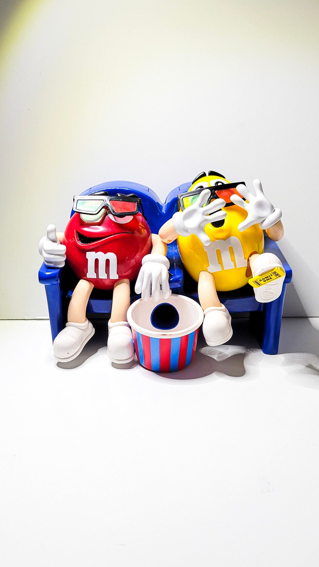 M&M Movie Theater Character Candy Dispenser Gift for Children Etsy