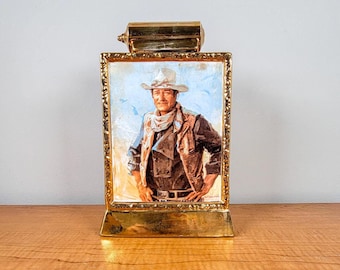 John Wayne 23k Gold Decanter | Gift for Husband/Boyfriend