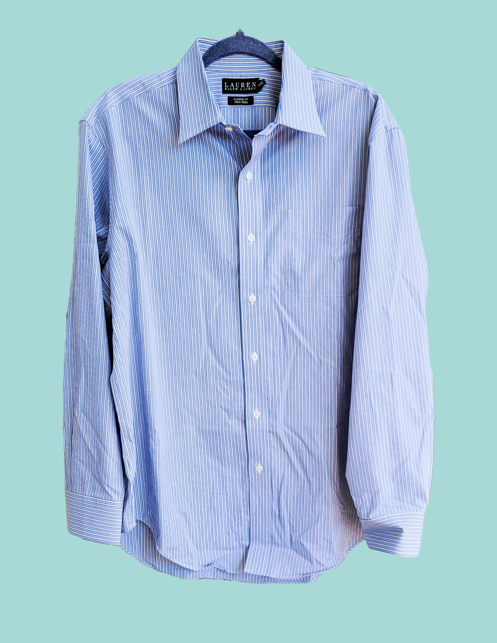 ralph lauren non iron dress shirts Ralph Lauren Button Down Shirt - White