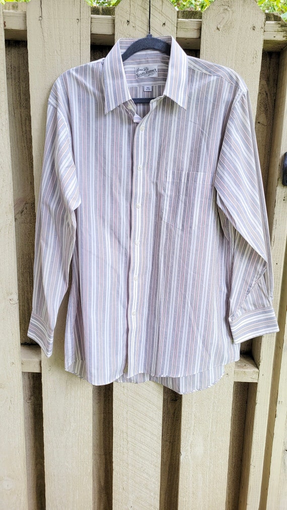 Men's Dress Shirt by Sears Roebuck and Co Long Sle
