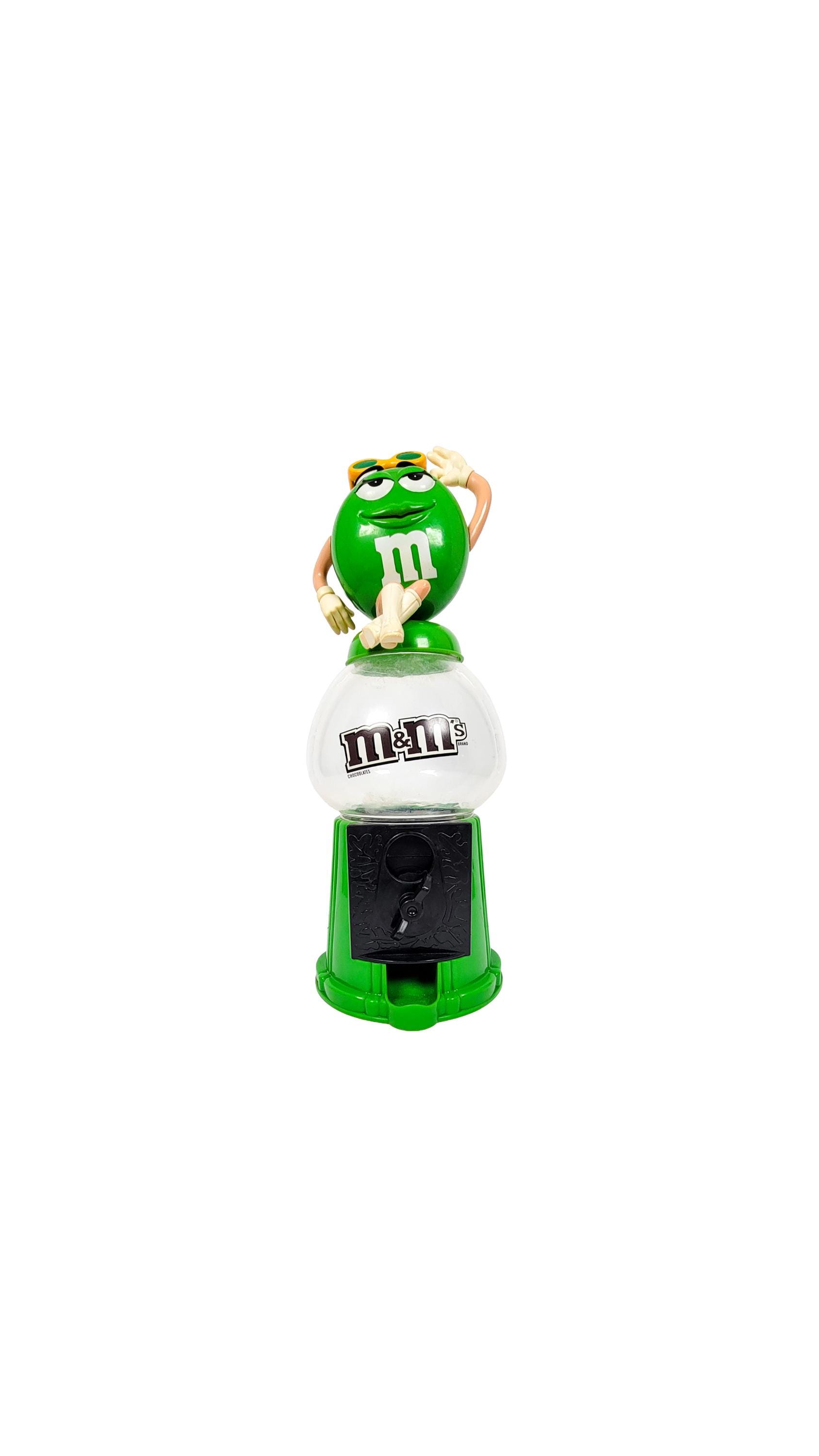 Green M&M Candy Dispenser 