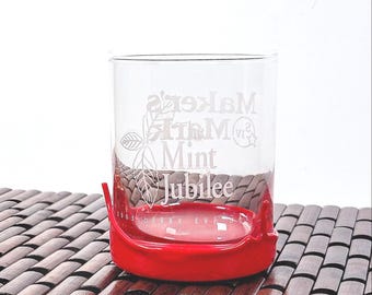 Makers Mark Mint Julip Limited- Edition Glass Wax Dipped | Ideal Gift for Bourbon Lovers