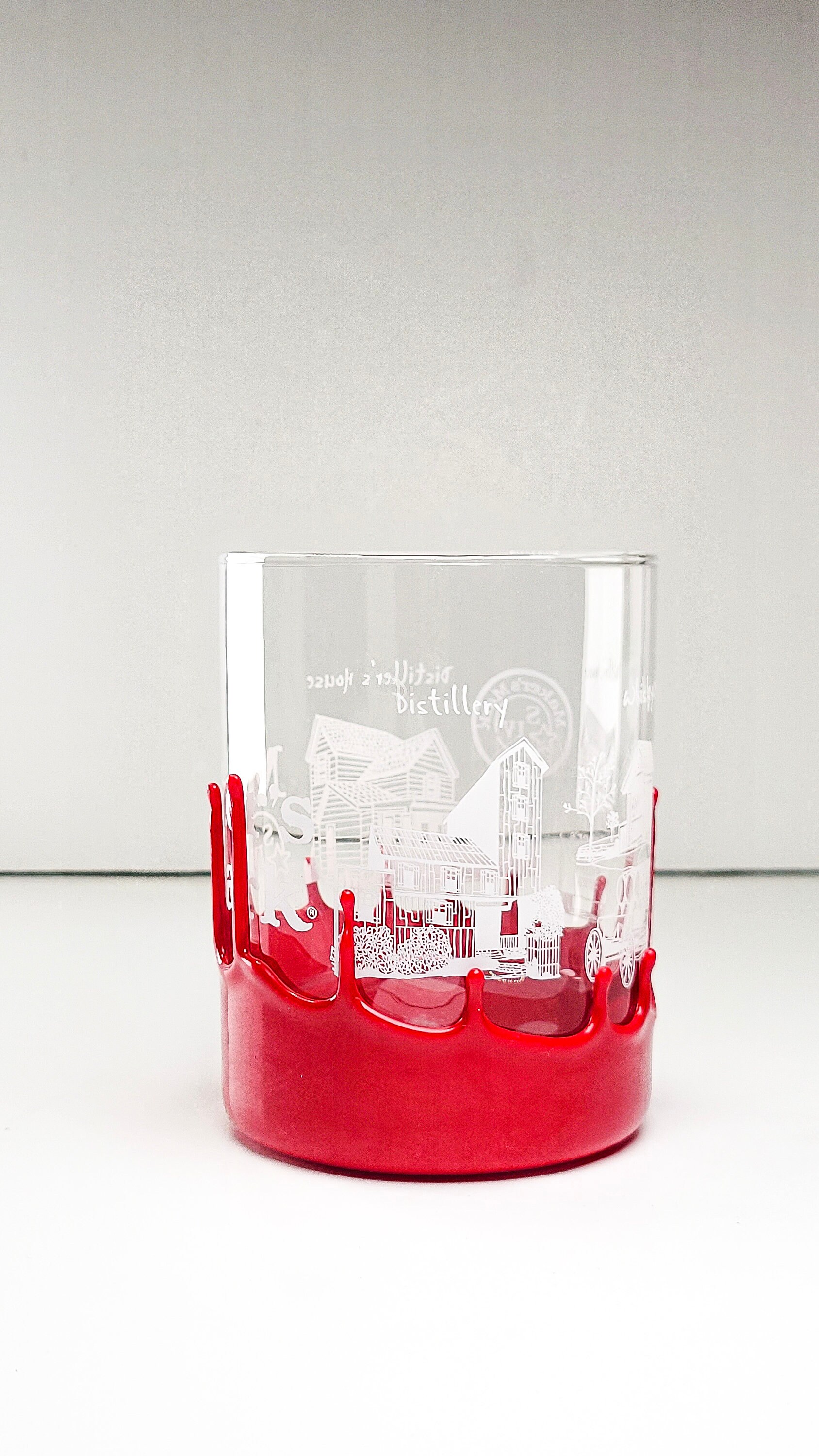Makers Mark Double Whiskey Wax Dipped Glass Various Styles Gift for Him Etsy