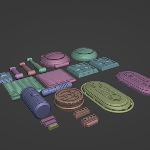 SpaceShip Greeblies