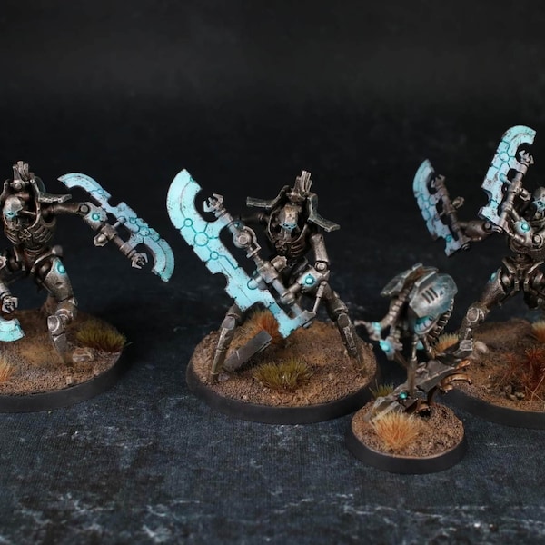 Warhammer 40K - Necron Destroyers Skorpekhs (Pro Painted)