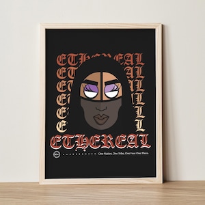 Arabic Woman Portrait, Digital Arab Woman in Abaya, Arabian Woman Digital Print, Powerful Arab Woman Wall Decor, Arabic Woman Veil Art Print